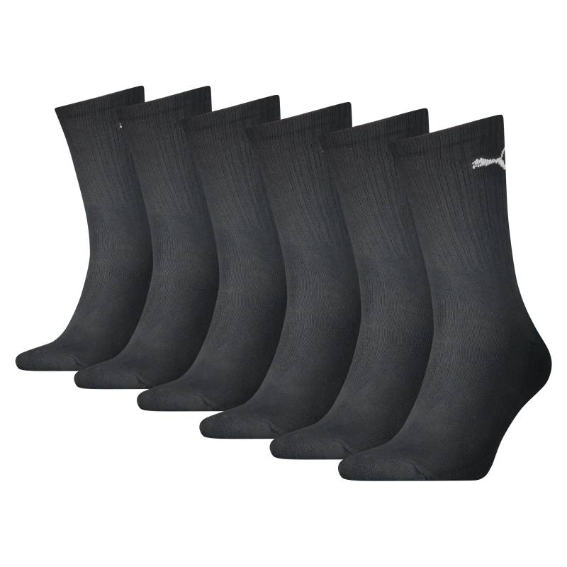 PUMA Socken »PUMA UNISEX CREW SOCK 6P ECOM«, (6 Paar), Flache Zehennaht von PUMA