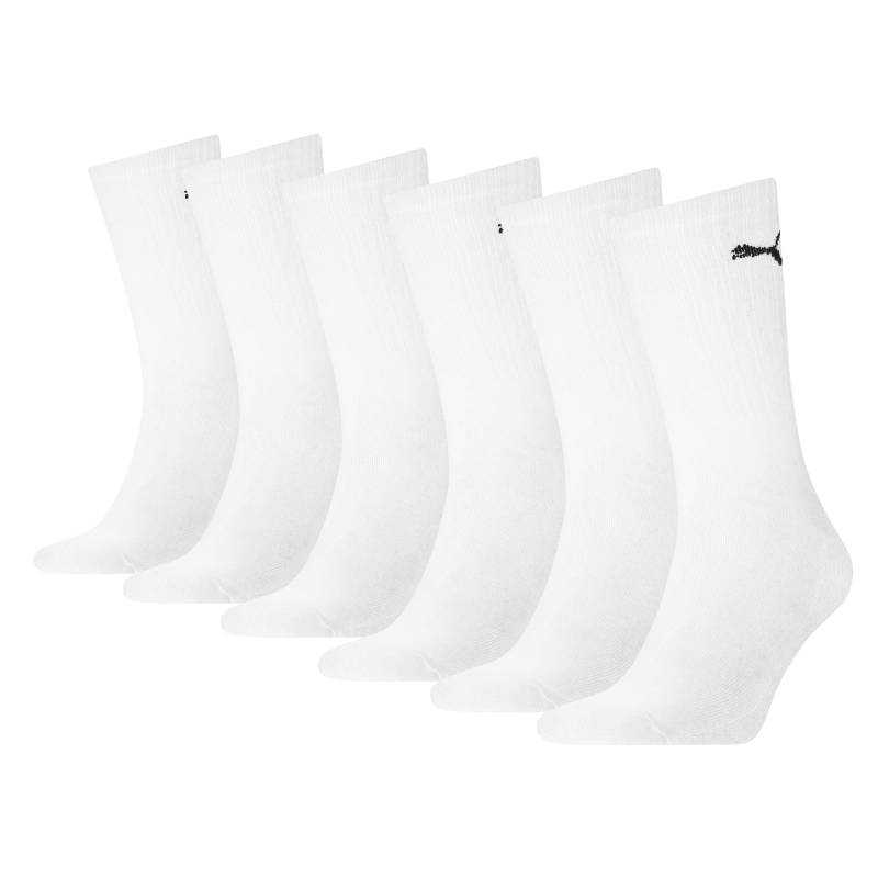 PUMA Socken »PUMA UNISEX CREW SOCK 6P ECOM«, (6 Paar), Flache Zehennaht von PUMA