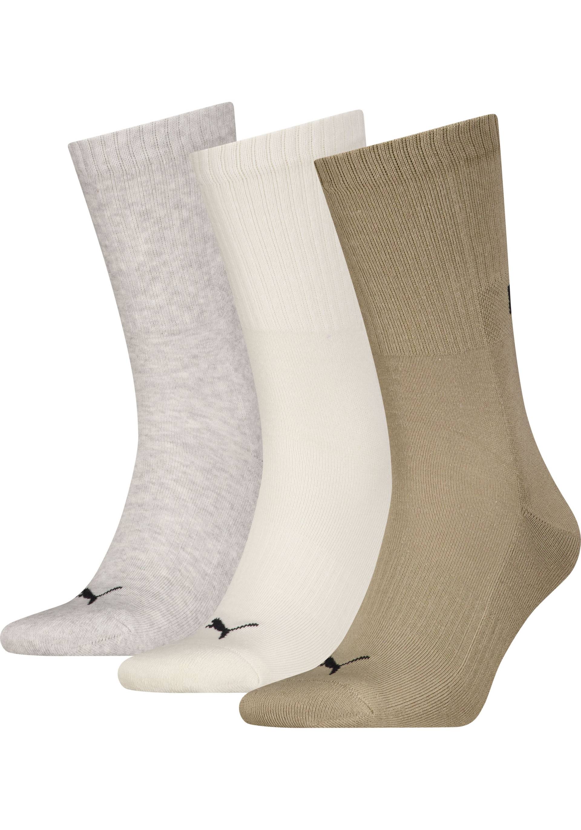 PUMA Socken »PUMA UNISEX CUSHIONED NEXT CREW 3P«, (3 Paar, 3 Paar), mit Zonenpolsterung für zusätzlichen Komfort von PUMA