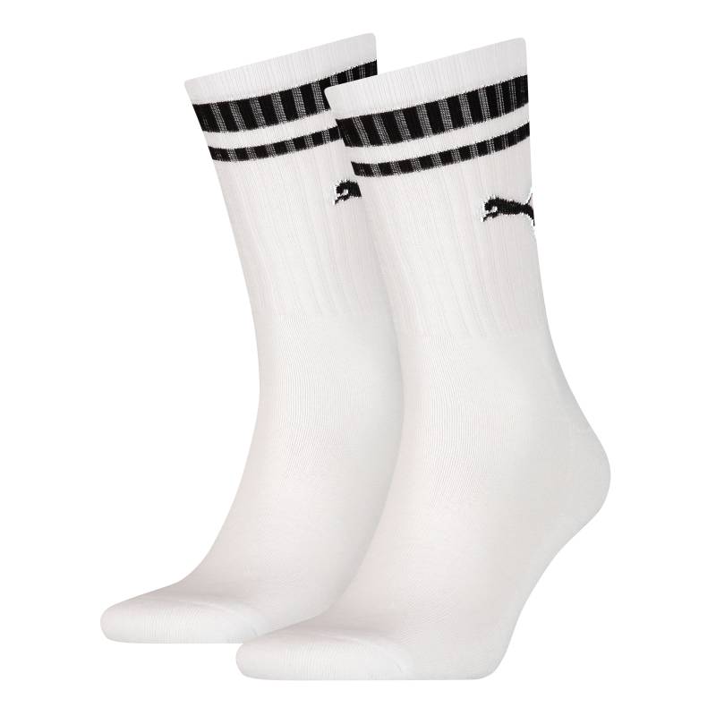 PUMA Socken »PUMA UNISEX HERITAGE CREW SOCK 2P«, (2 Paar), mit nahtloser Verarbeitung von PUMA