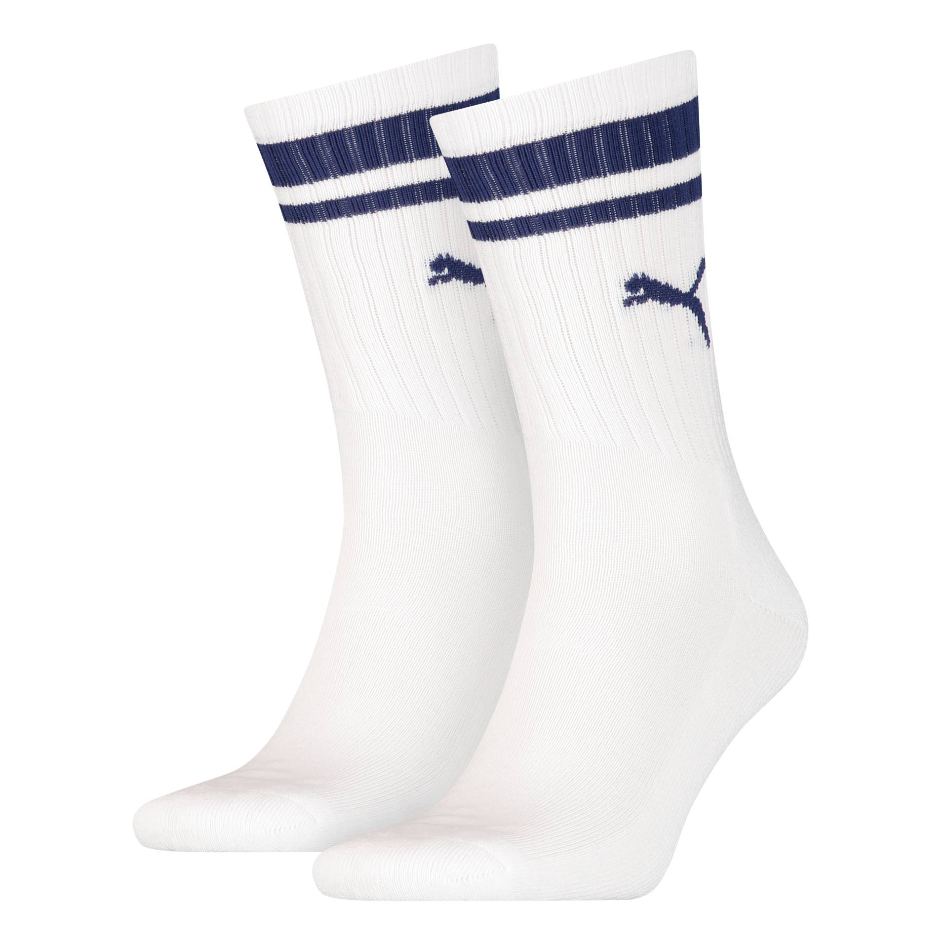 PUMA Socken »PUMA UNISEX HERITAGE CREW SOCK 2P«, (2 Paar), mit nahtloser Verarbeitung von PUMA