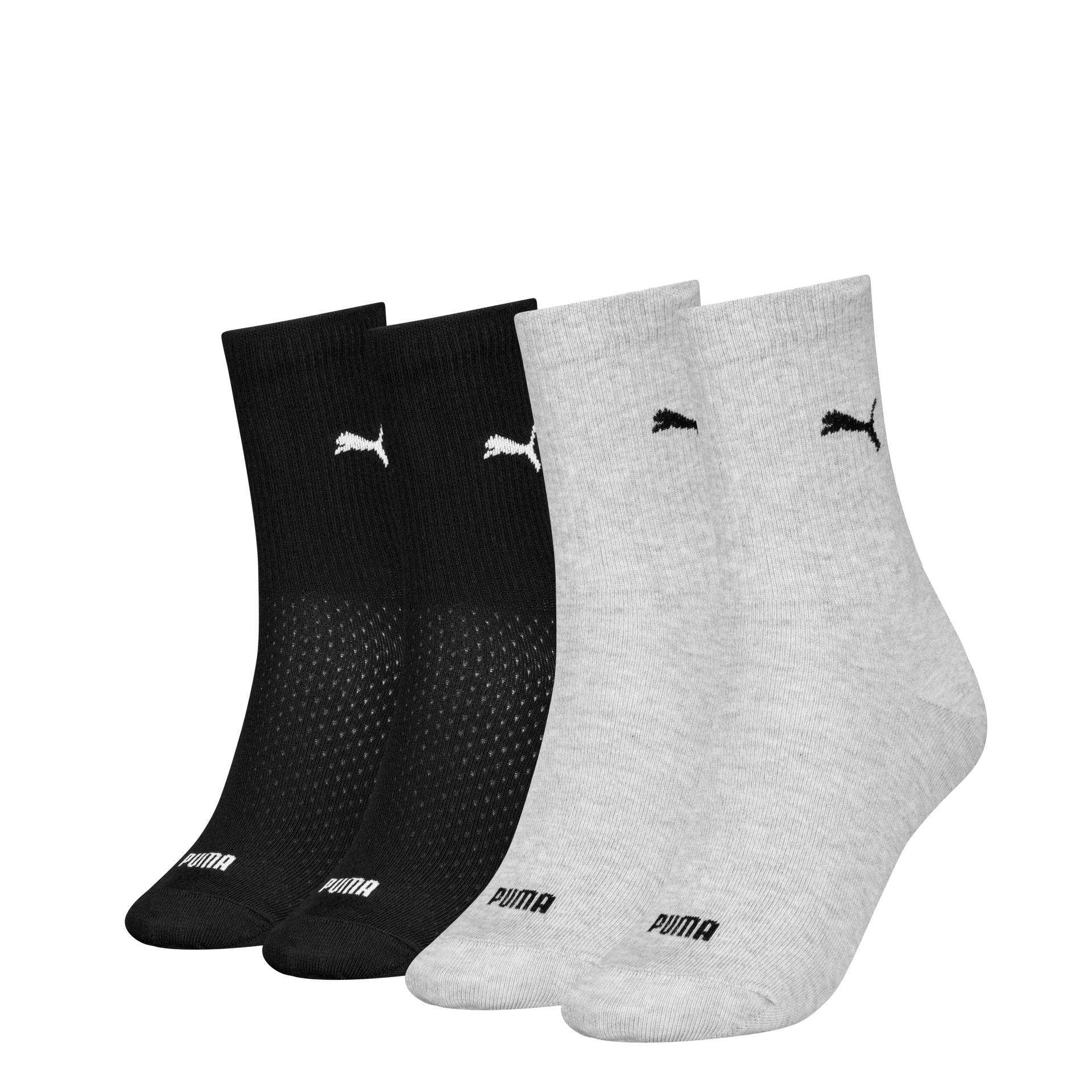 PUMA Socken »PUMA WOMEN SOCK 4P ECOM«, (4er-Pack), mit unterstützender Fussgewölbestruktur von PUMA