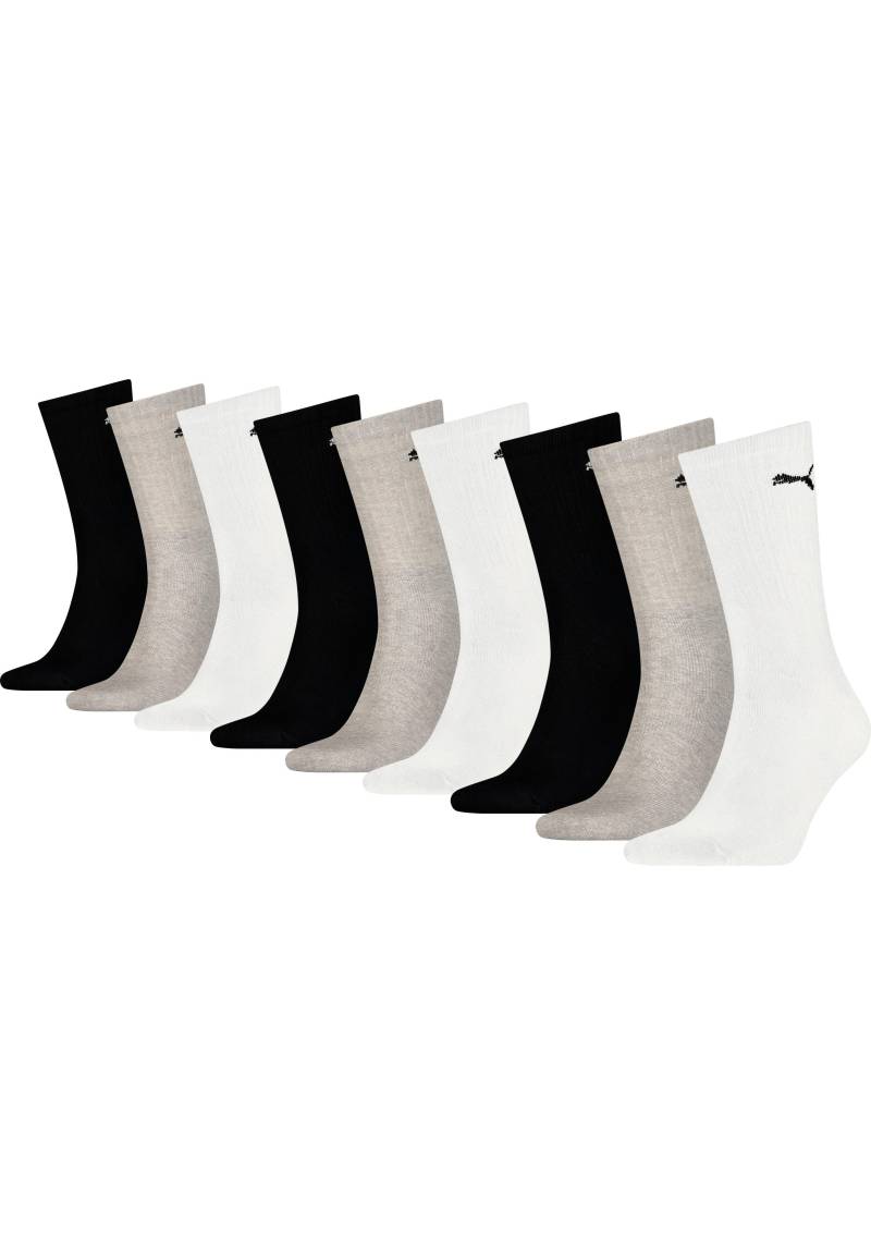 PUMA Sportsocken, (9 Paar), Tennissocken, atmungsaktiv, feuchtigkeitsregulierend von PUMA