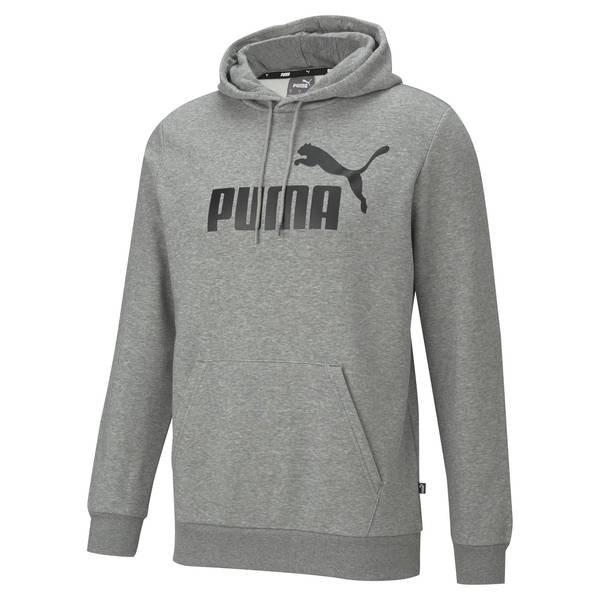 Sweatshirt Bequem Sitzend-ess Big Logo Hoodie Fl Herren Grau XXL von PUMA