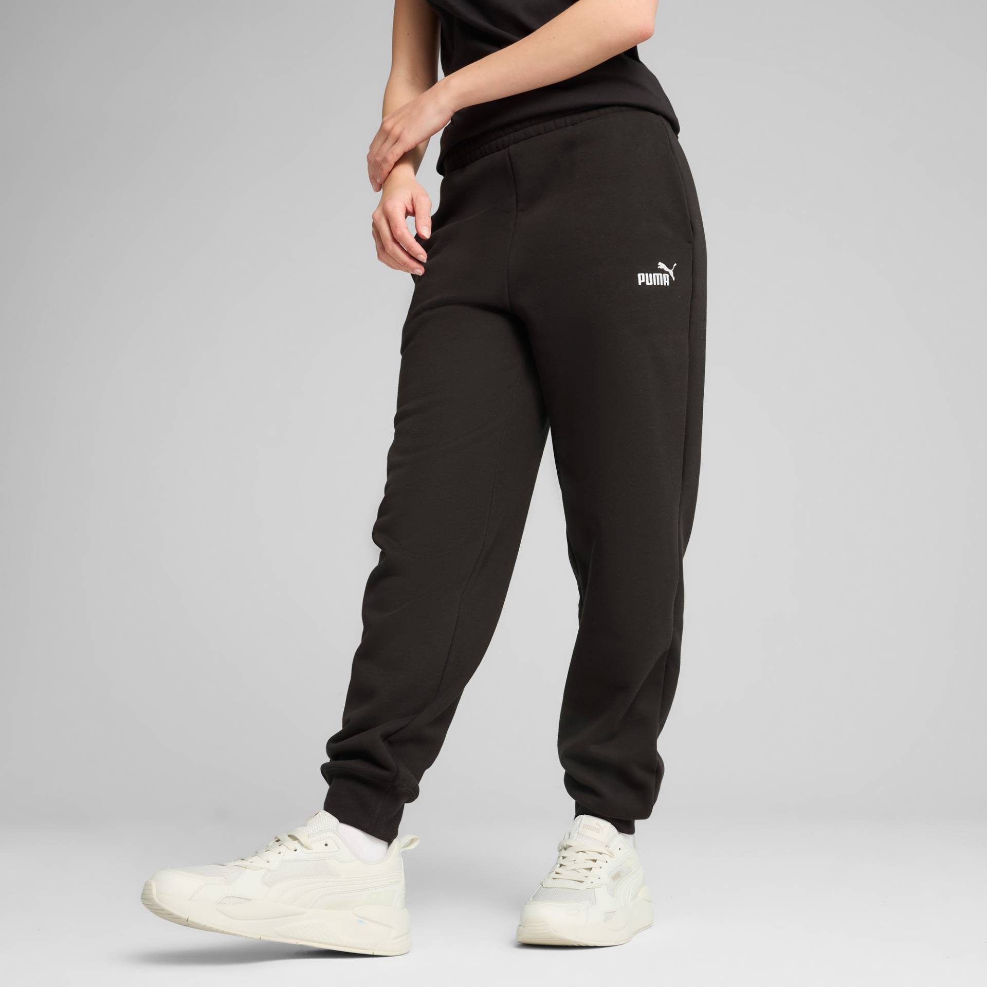 PUMA Trainingshose »ESS SMALL NO. 1 LOGO COMFORT HIGH-WAIST SWEATPANTS FL CL« von PUMA