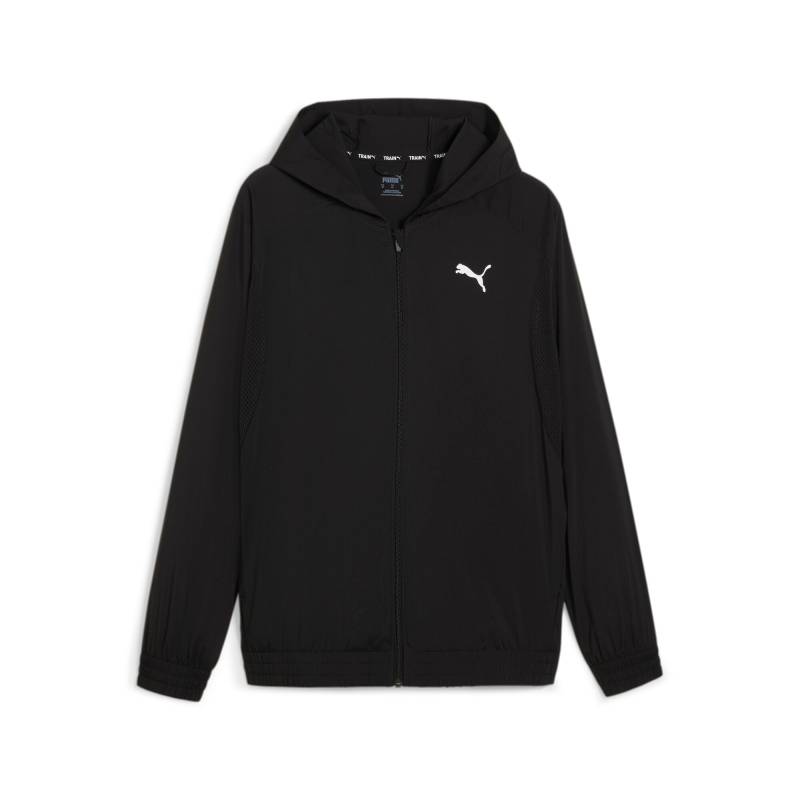 PUMA Trainingsjacke »FIT WOVEN FULL ZIP JACKET«, ohne Kapuze von PUMA