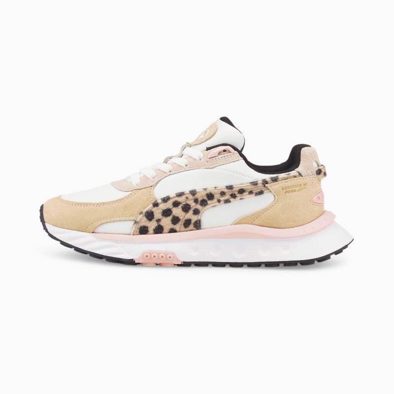 PUMA Wild Rider PRM Damen Sneakers Schuhe | Mit Aucun | Weiß/Beige | Größe: 41 von PUMA