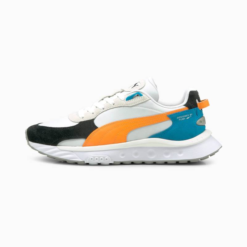 PUMA Wild Rider Rollin' Sneaker Schuhe | Mit Aucun | Weiß/Orange | Größe: 38.5 von PUMA