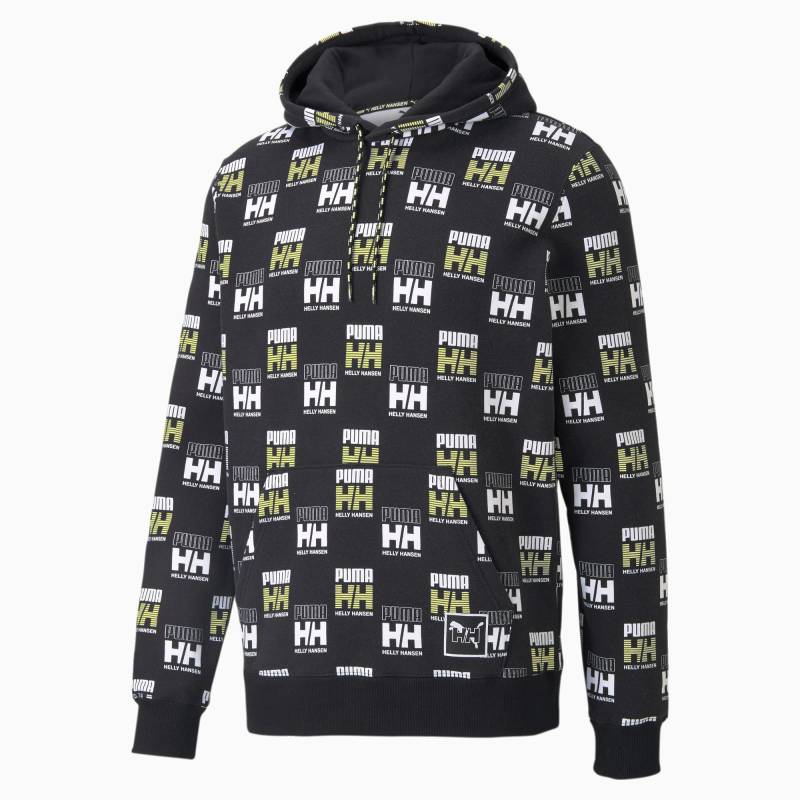 PUMA X HELLY HANSEN Printed Herren Hoodie | Mit Aucun | Schwarz | Größe: XXL von PUMA