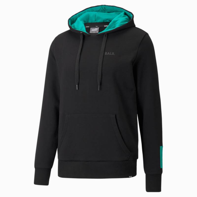 PUMA x BALR. Herren Fußball-Hoodie | Mit Aucun | Schwarz | Größe: M von PUMA