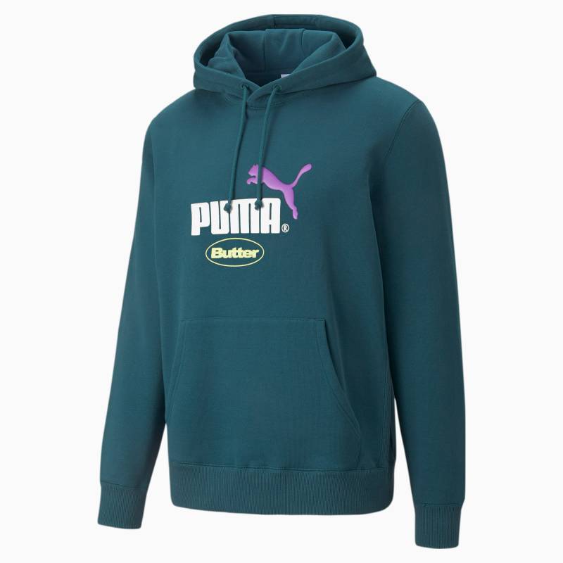 PUMA x BUTTER GOODS Hoodie Für Herren | Mit Aucun | Grün | Größe: XL von PUMA