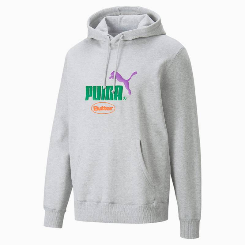 PUMA x BUTTER GOODS Hoodie Für Herren | Mit Heide | Grau | Größe: L von PUMA