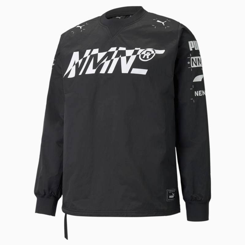 PUMA x NEMEN Tech Herren Sweatshirt mit Rundhalsausschnitt | Mit Aucun | Schwarz | Größe: L von PUMA