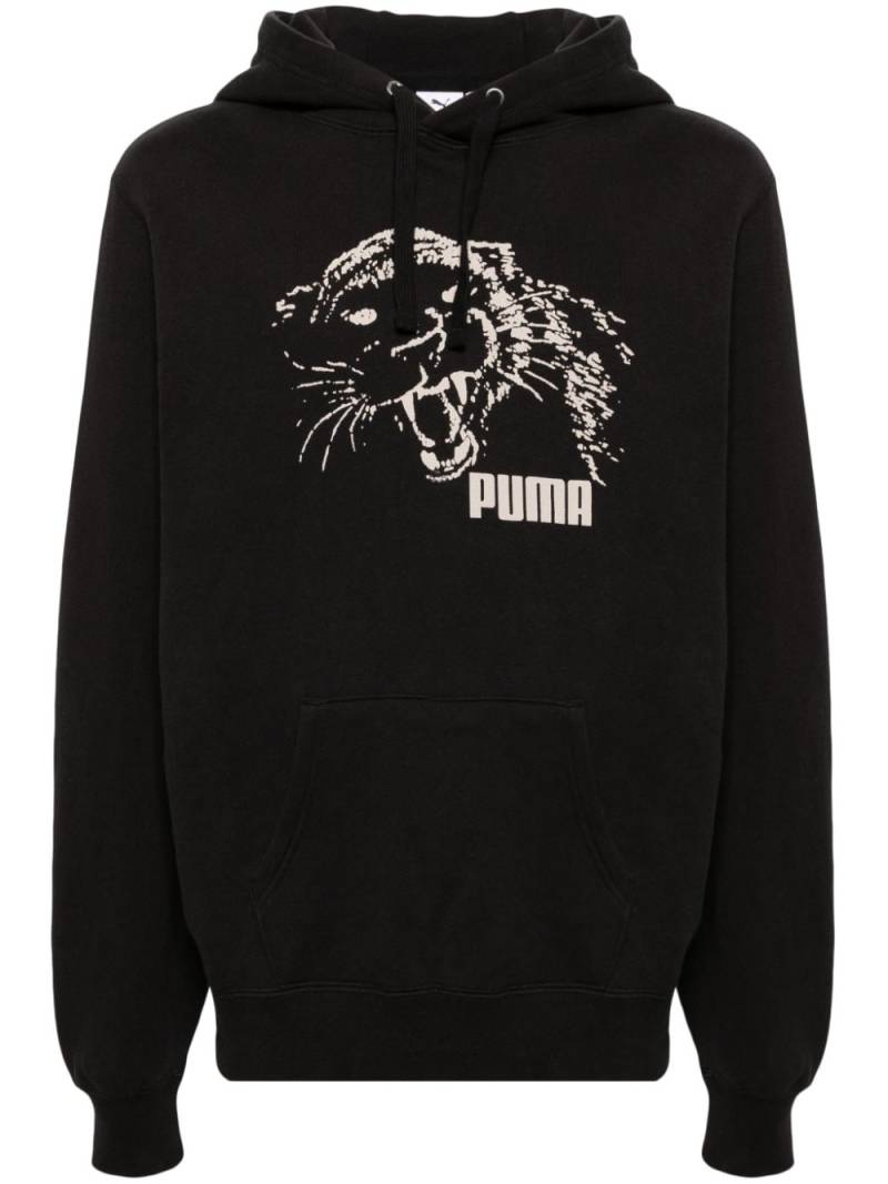 PUMA x NOAH graphic-print hoodie - Black von PUMA