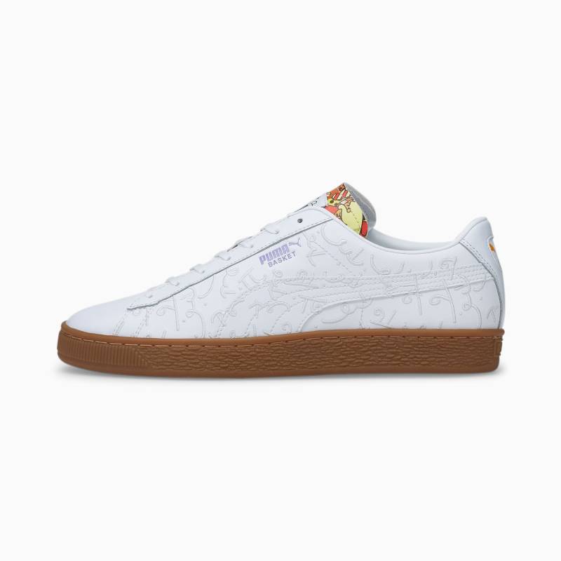 PUMA x ROMERO BRITTO Basket Sneaker Schuhe Für Damen | Mit Aucun | Weiß | Größe: 42.5 von PUMA