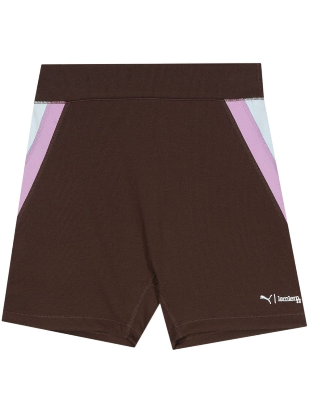 PUMA x lemlem logo-embroidered performance shorts - Brown von PUMA