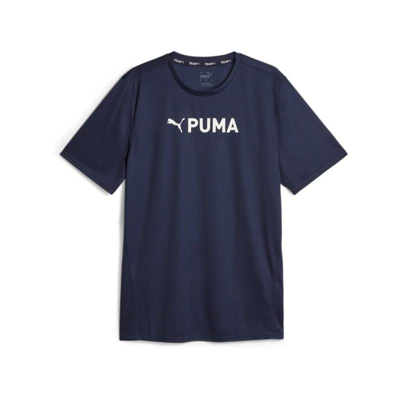 T-shirt, Rundhals, Kurzarm Herren Dunkelblau M von PUMA