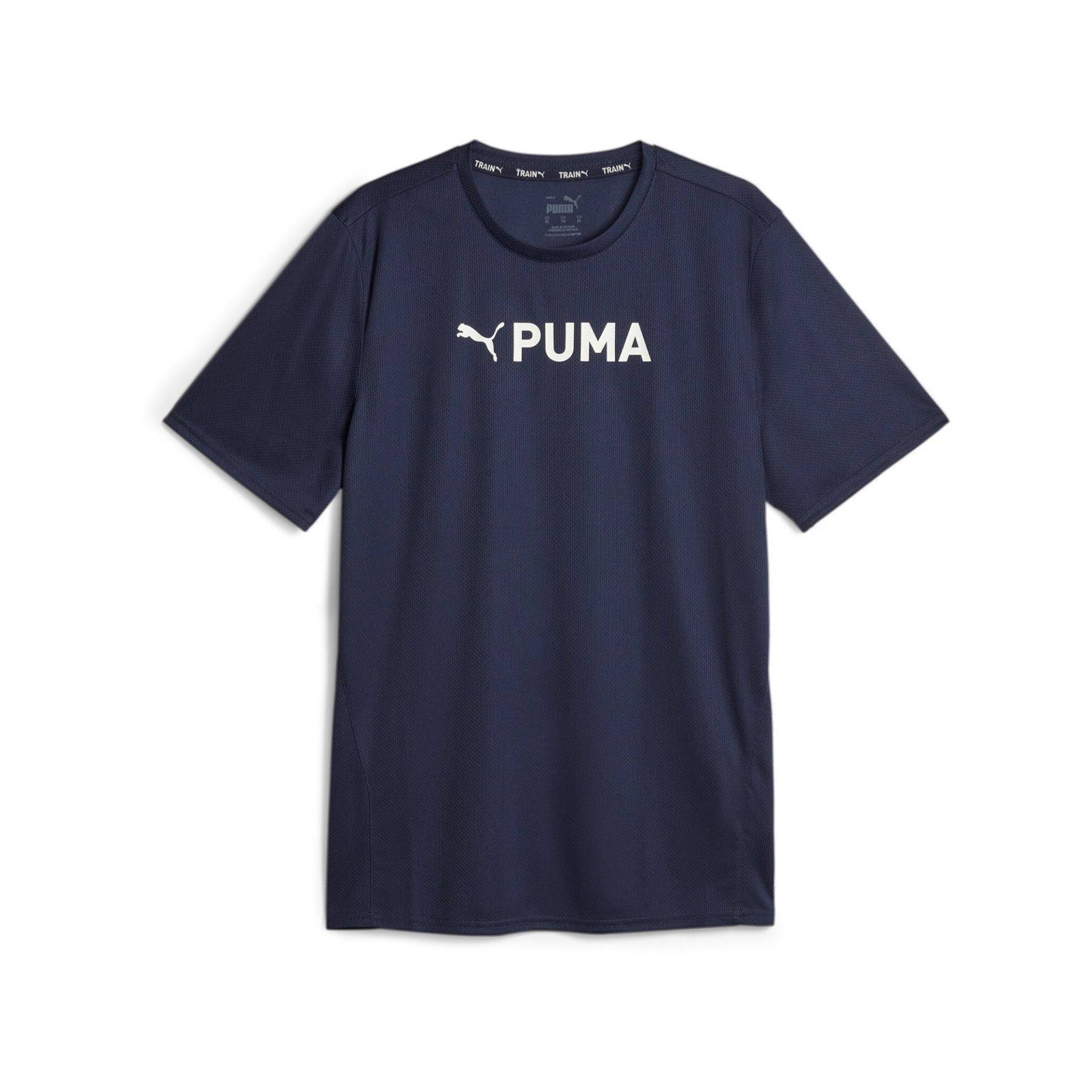 T-shirt, Rundhals, Kurzarm Herren Dunkelblau S von PUMA