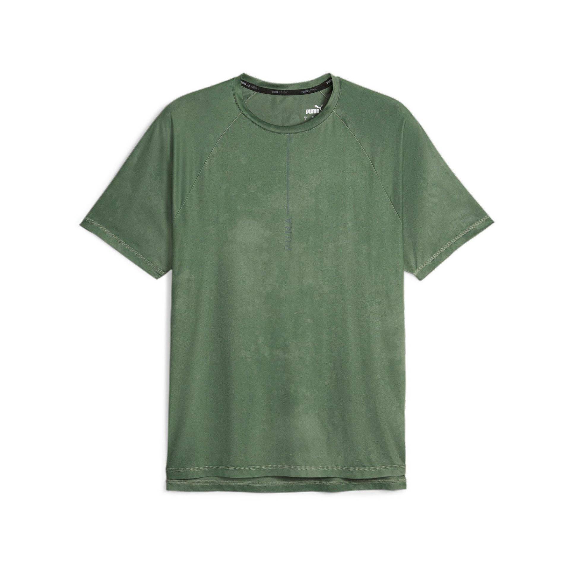 T-shirt, Rundhals, Kurzarm Herren Olivegrün L von PUMA