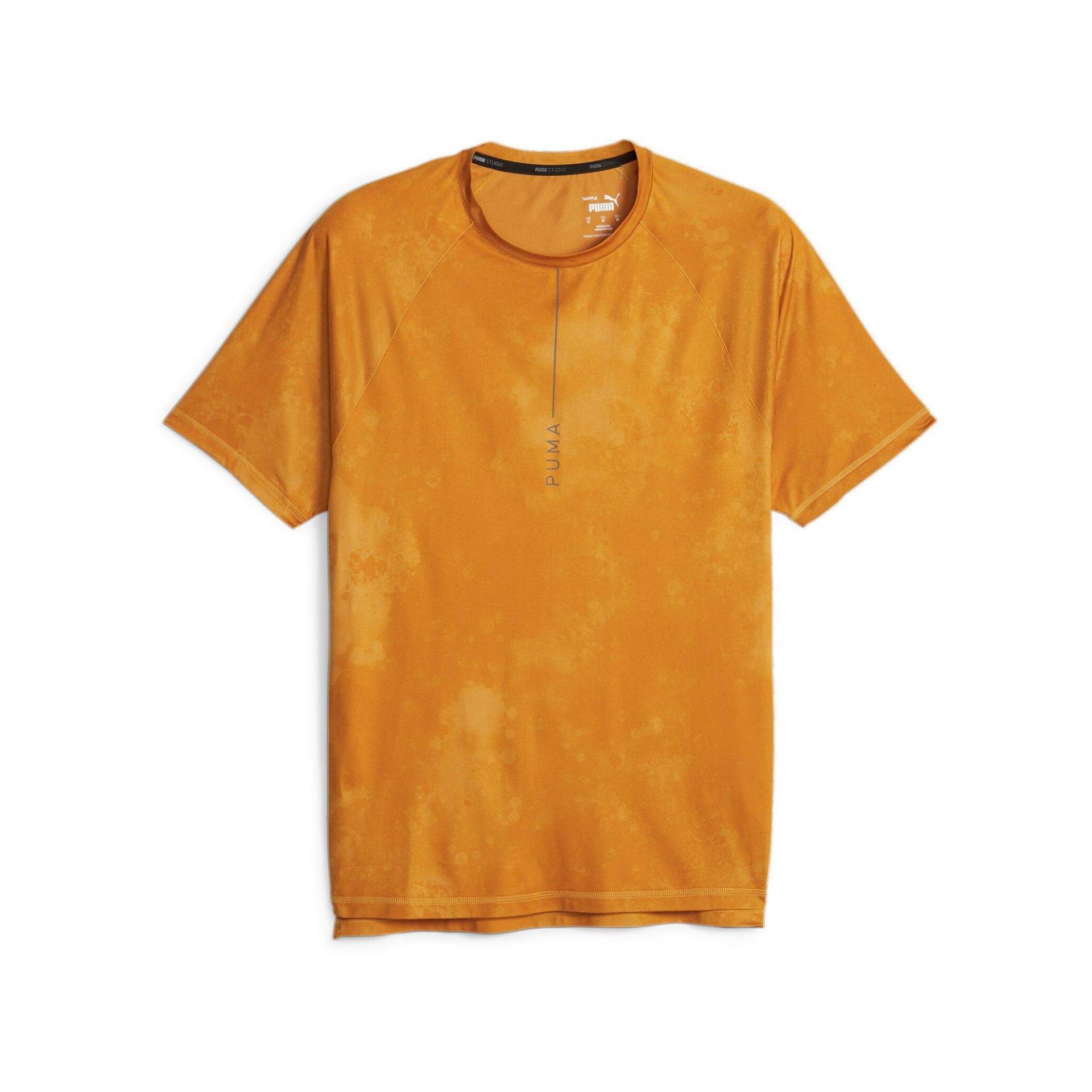 T-shirt, Rundhals, Kurzarm Herren Orange L von PUMA