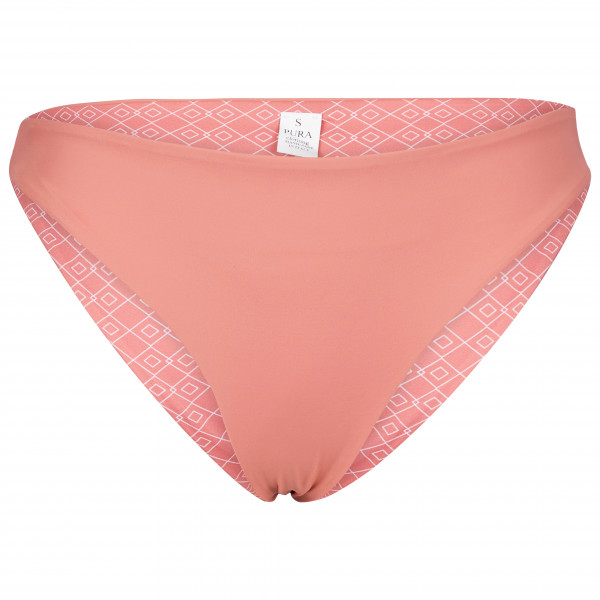 PURA clothing - Women's Malea - Bikini-Bottom Gr L;M rosa;weiß von PURA clothing