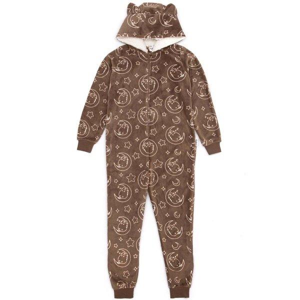 Jumpsuit Mädchen Braun 140 von PUSHEEN