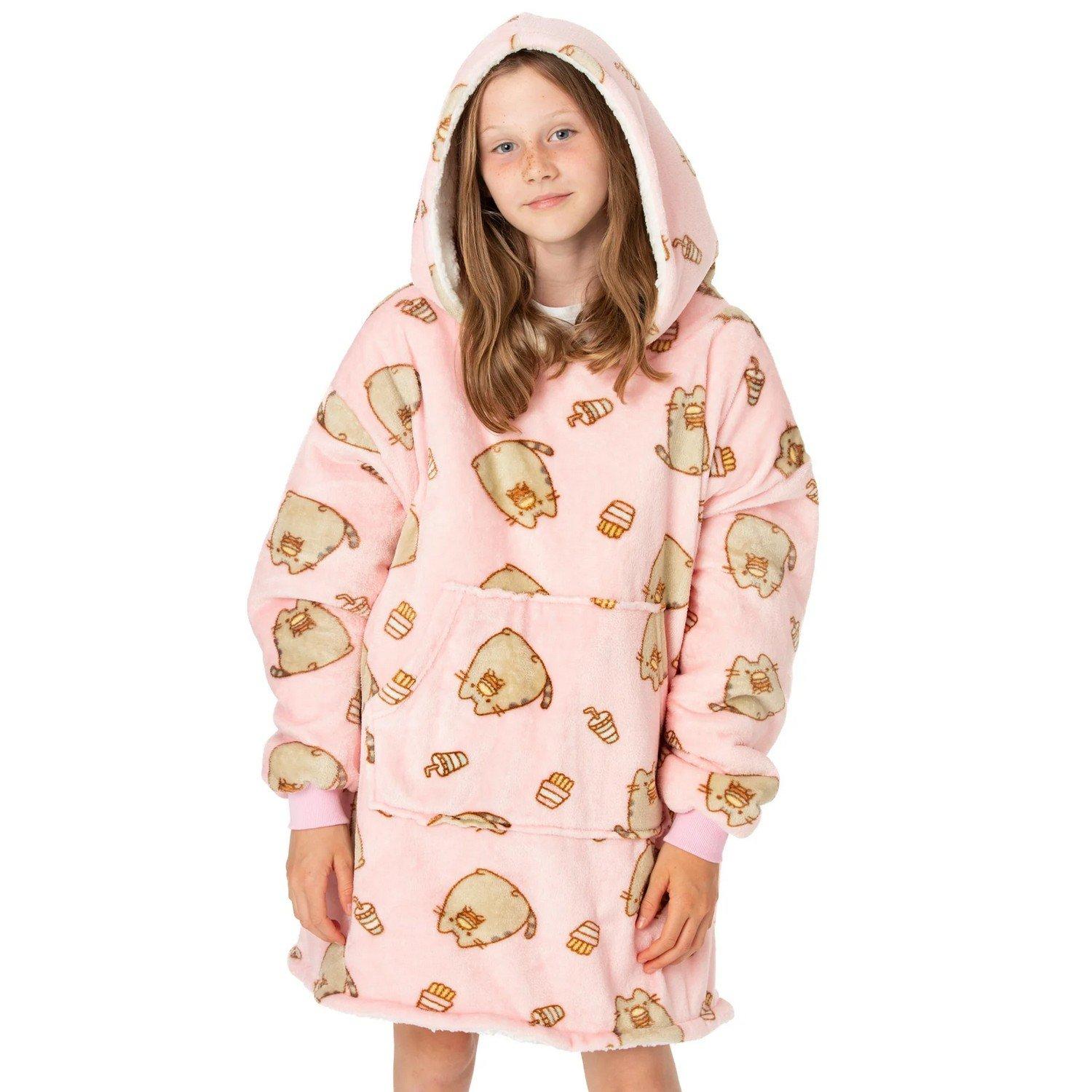 Vuddie Kapuzendecke Mädchen Pink ONE SIZE von PUSHEEN