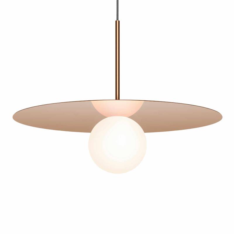 Bola Disc 22 Hängeleuchte, Farbe rose gold von Pablo Design