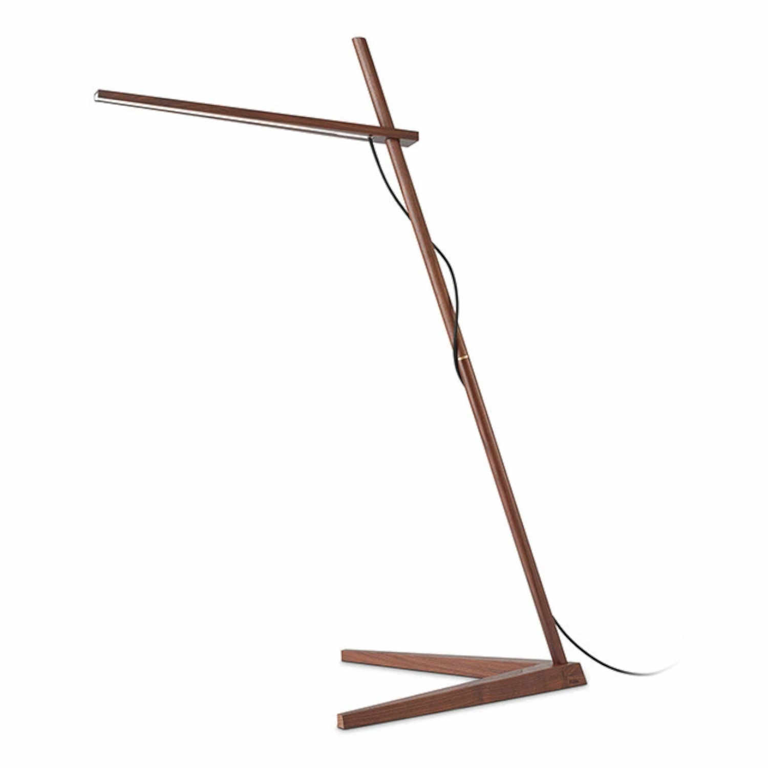 Clamp Stehleuchte, Ausführung walnut/black Clamp Stehleuchte, Ausführung walnut/black von Pablo Design
