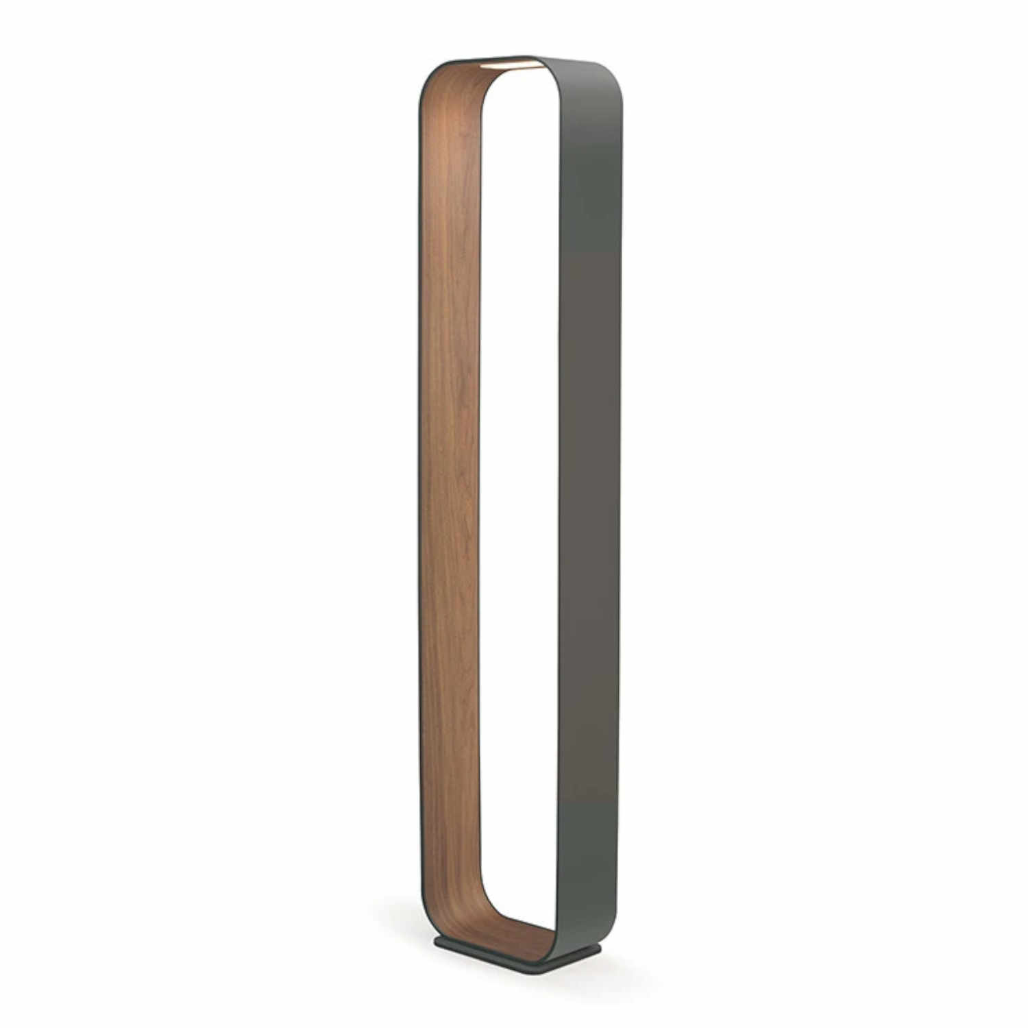 Contour Stehleuchte, Ausführung graphite/walnut Contour Stehleuchte, Ausführung graphite/walnut von Pablo Design