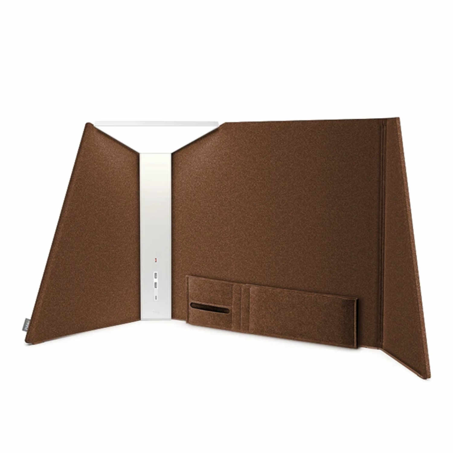 Corner Office 30 Akustik Panel-Tischleuchte, Farbe chestnut Corner Office 30 Akustik Panel-Tischleuchte, Farbe chestnut von Pablo Design