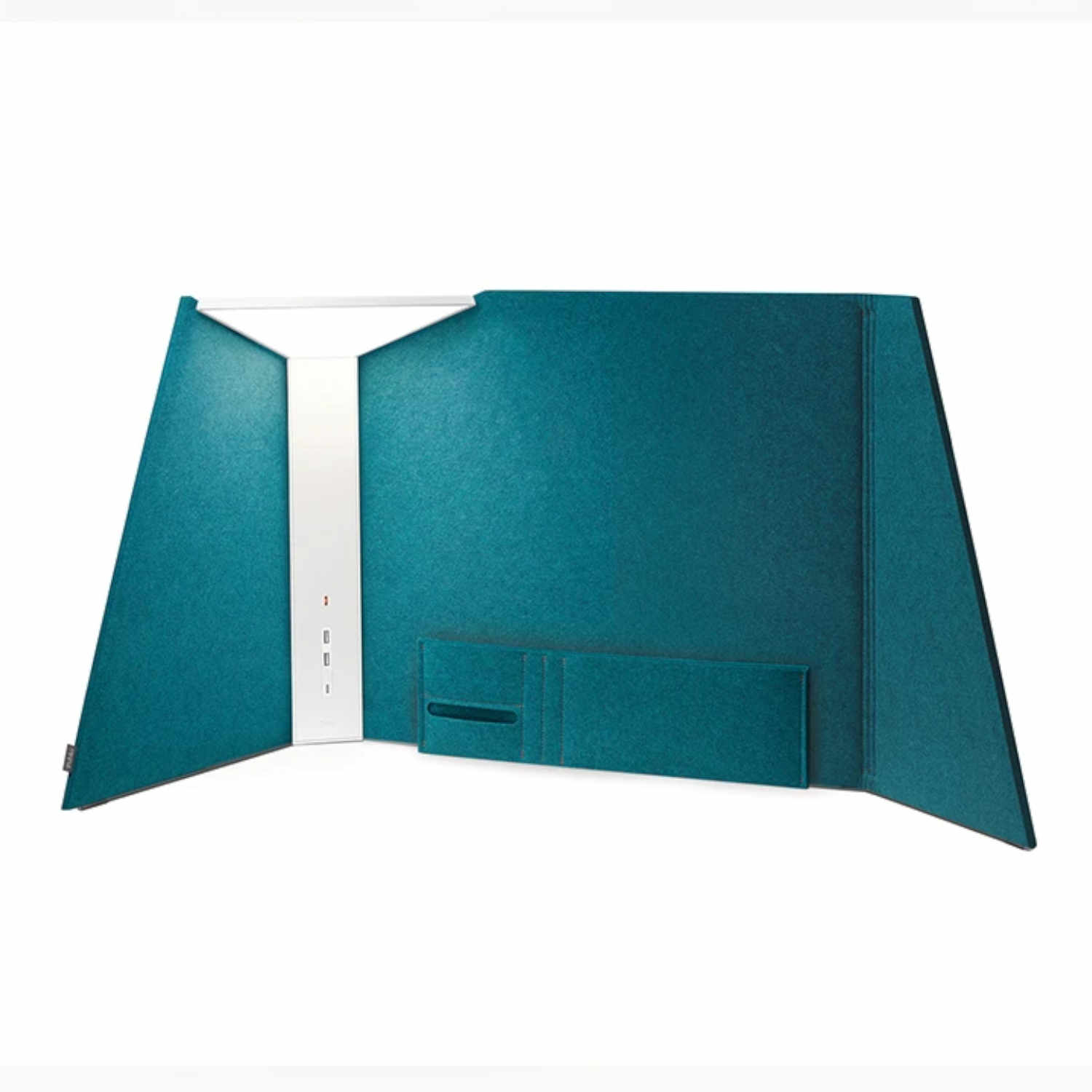 Corner Office 30 Akustik Panel-Tischleuchte, Farbe turquoise Corner Office 30 Akustik Panel-Tischleuchte, Farbe turquoise von Pablo Design
