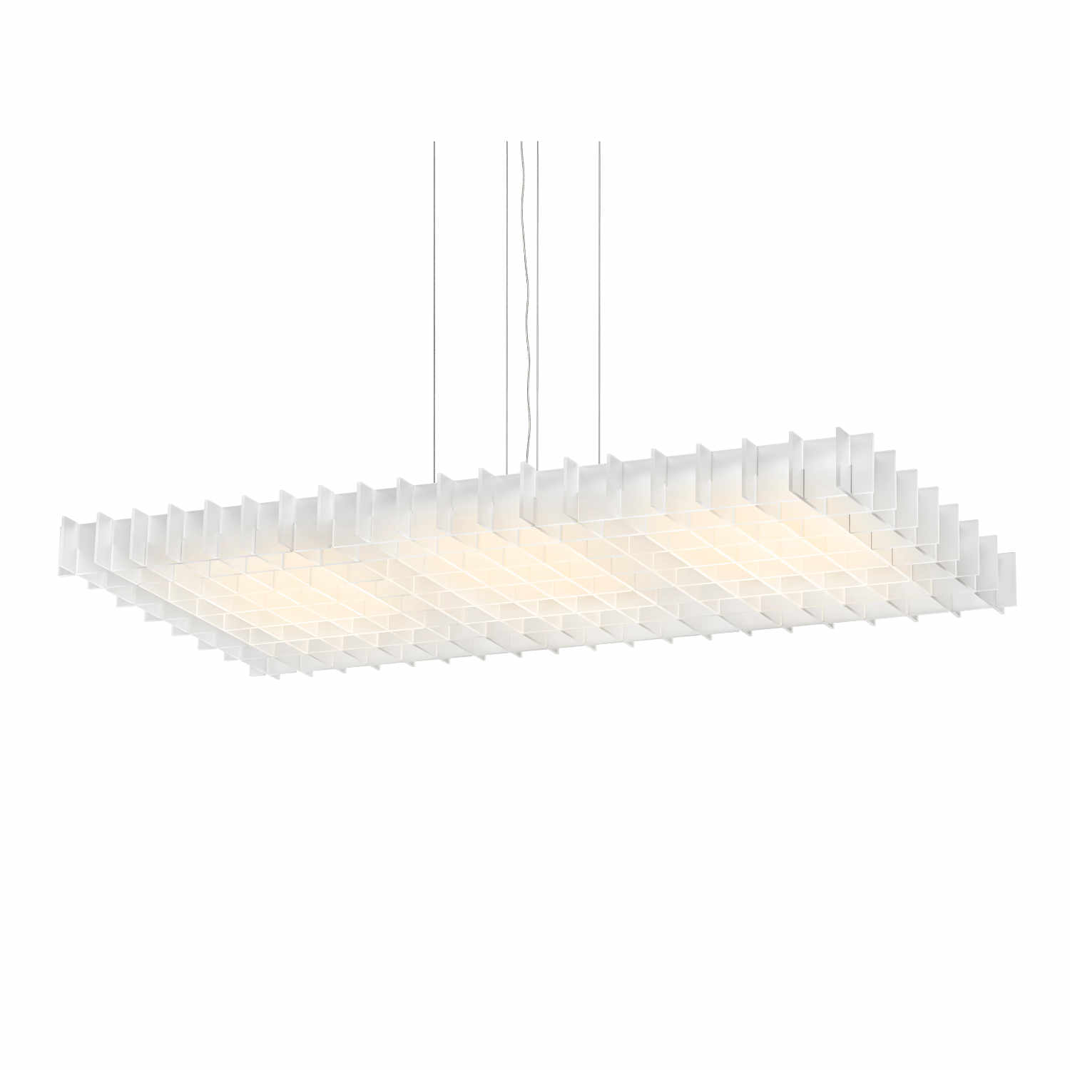 Grid 1x3 Hängeleuchte, Ausführung frosted Grid 1x3 Hängeleuchte, Ausführung frosted von Pablo Design