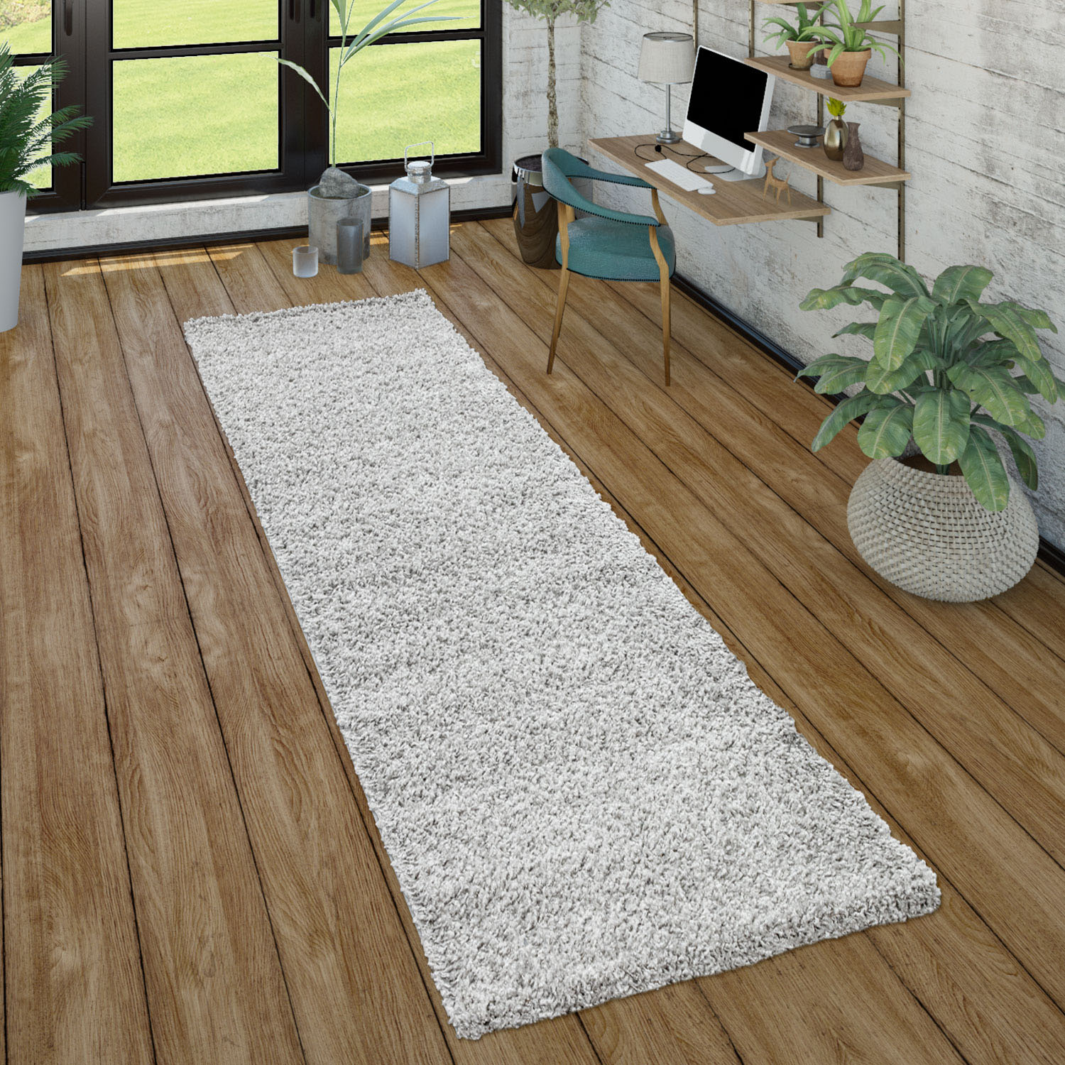 Paco Home Hochflor-Teppich »Sky 250«, rechteckig, 34 mm Höhe, gewebt, Uni-Farben, intensive Farbbrillanz, auch als Läufer erhältlich Paco Home Hochflor-Teppich »Sky 250«, rechteckig, 34 mm Höhe, gewebt, Uni-Farben, intensive Farbbrillanz, auch als Läufer erhältlich von PACO HOME