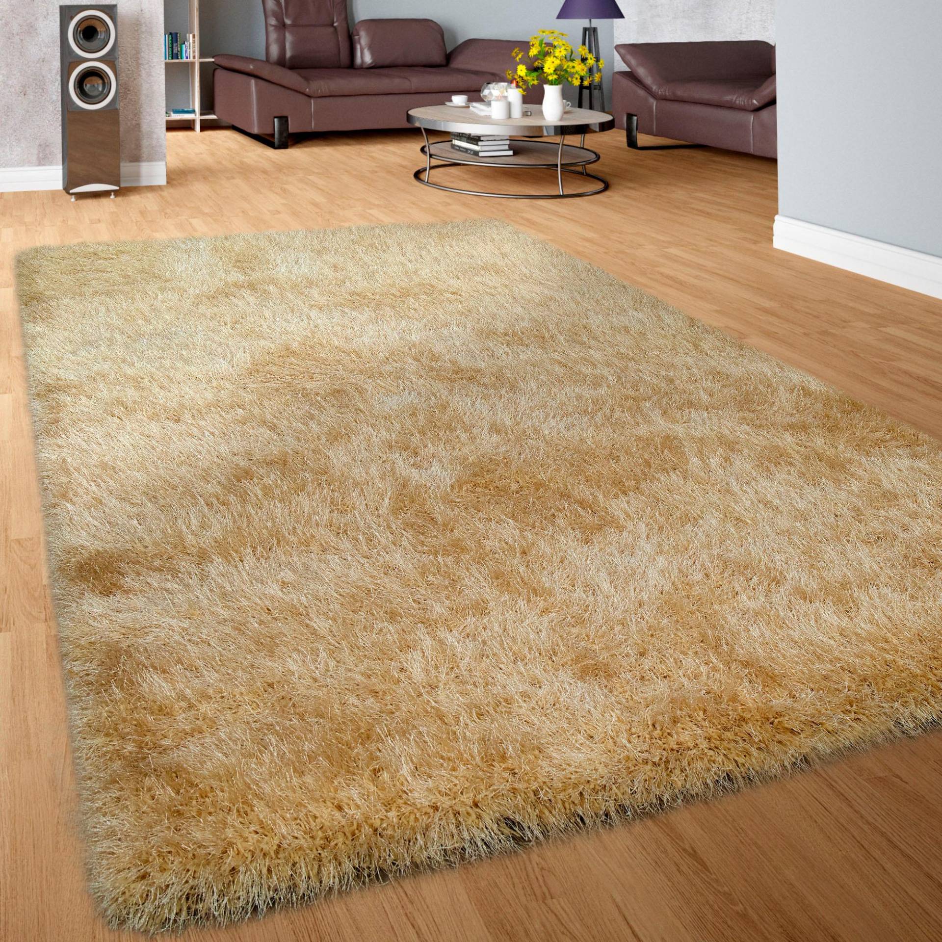 Paco Home Hochflor-Teppich »Glamour 300«, rechteckig von PACO HOME