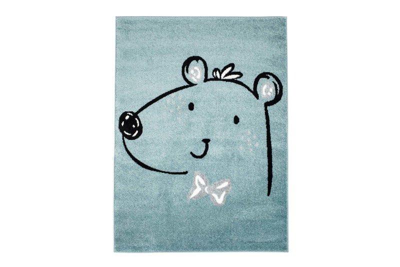 Kinderteppich Bär Mint Unisex  140X200CM von Paco Home