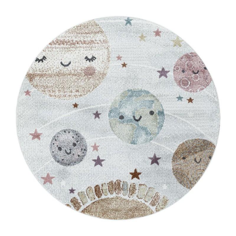 Kinderteppich Planet Weltall Sonne Mond Unisex  140x200 cm von Paco Home