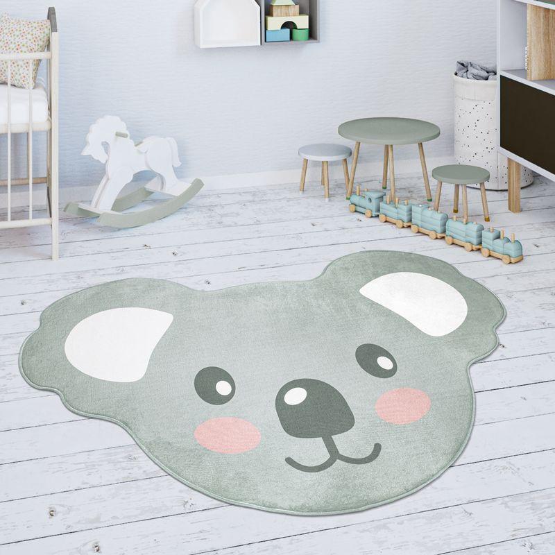 Kinderteppich Teppich Kinderzimmer Koala Form Unisex  90x120 cm von Paco Home