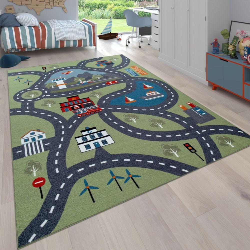 Spielteppich Kinderzimmer Stadt Unisex  200 cm von Paco Home