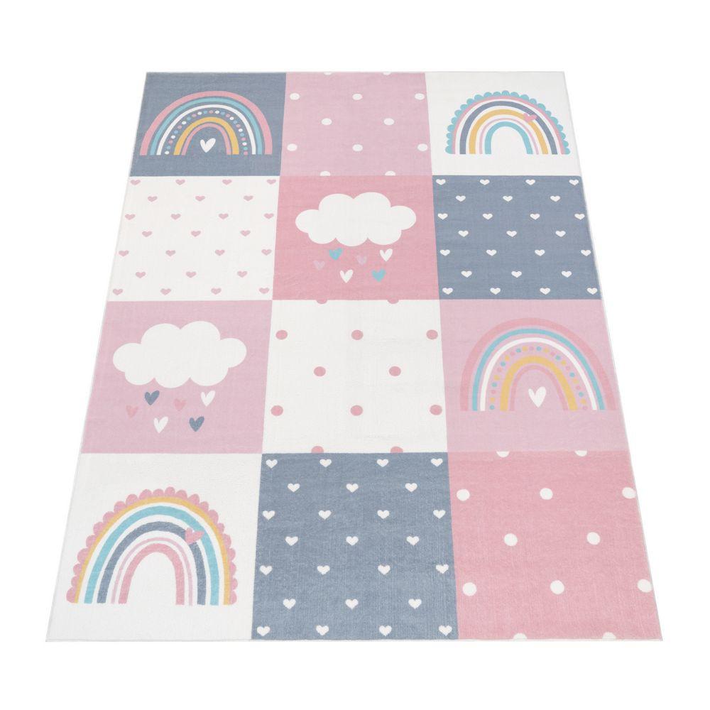 Teppich Kinderzimmer Regenbogen Unisex  160 cm