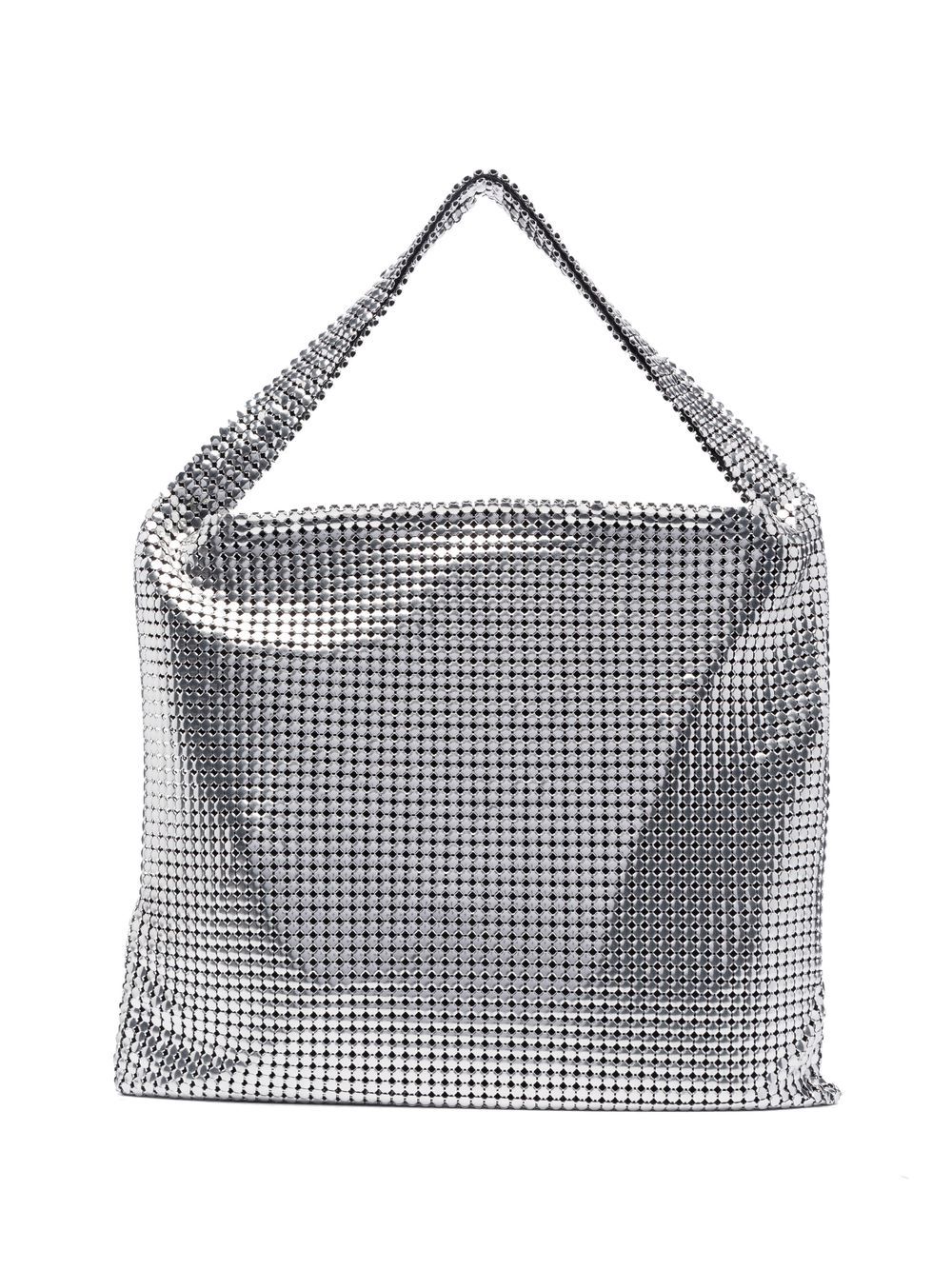 Rabanne Pixel metallic tote bag - Silver von Rabanne