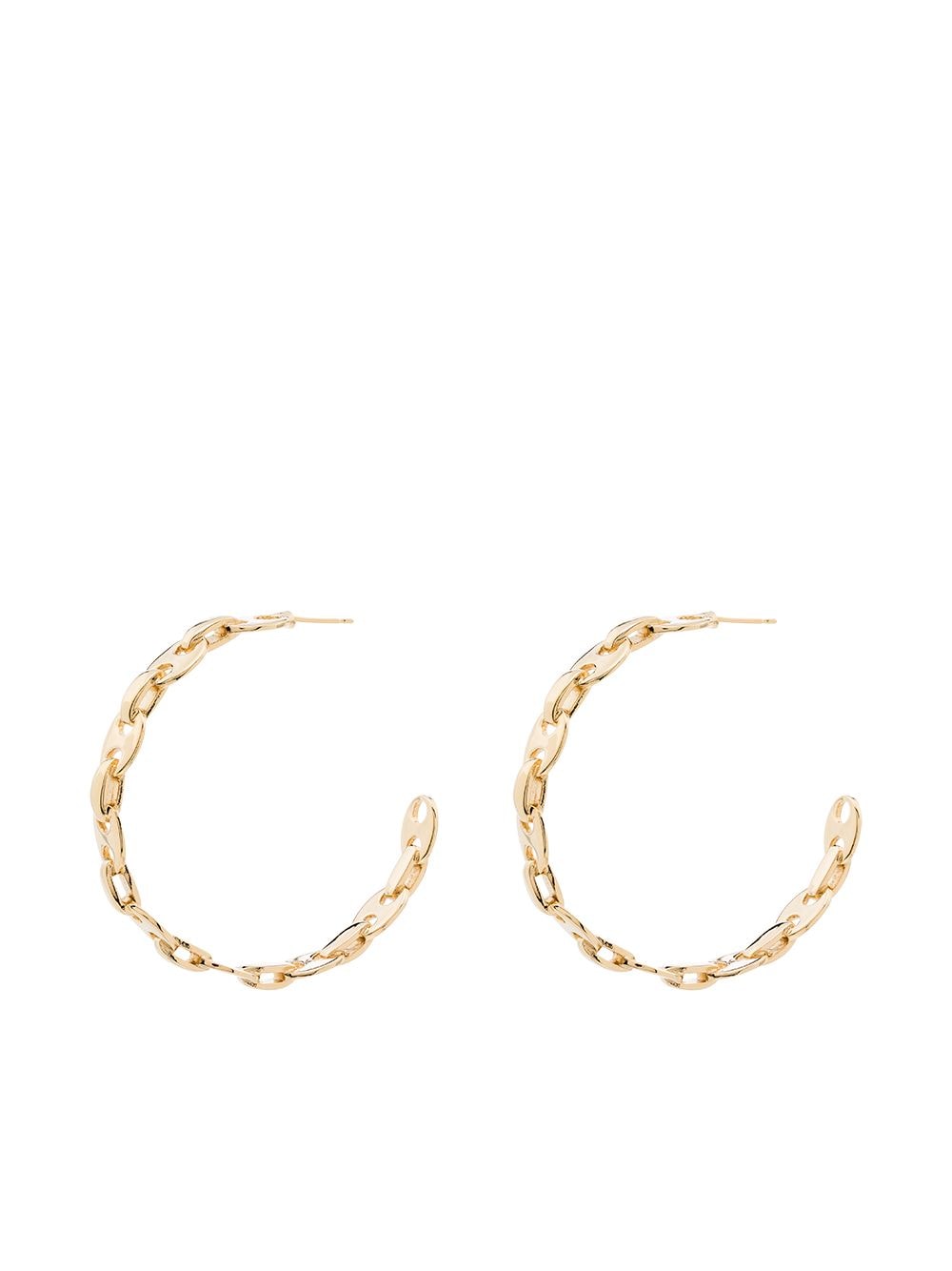 Rabanne chain-link hoop earrings - Gold von Rabanne