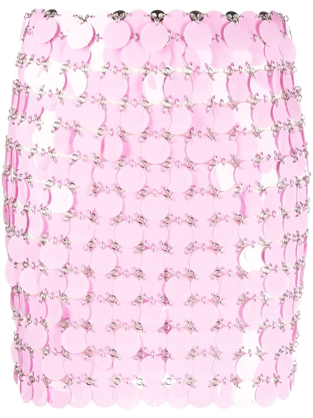 Rabanne chainmail mini skirt - Pink von Rabanne