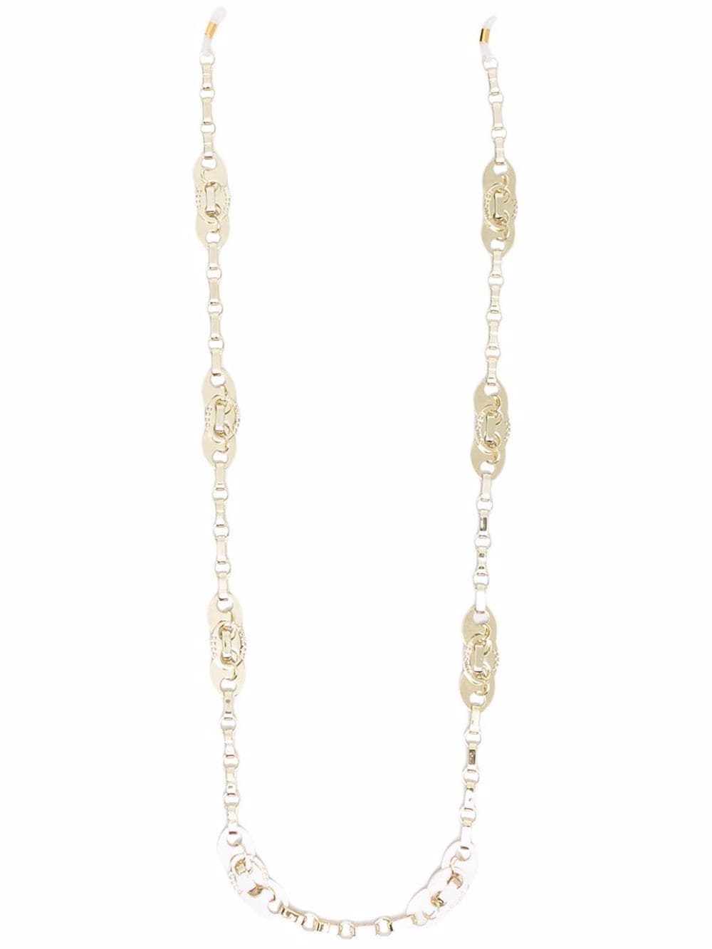 Rabanne disc-embellished sunglasses chain - Gold von Rabanne