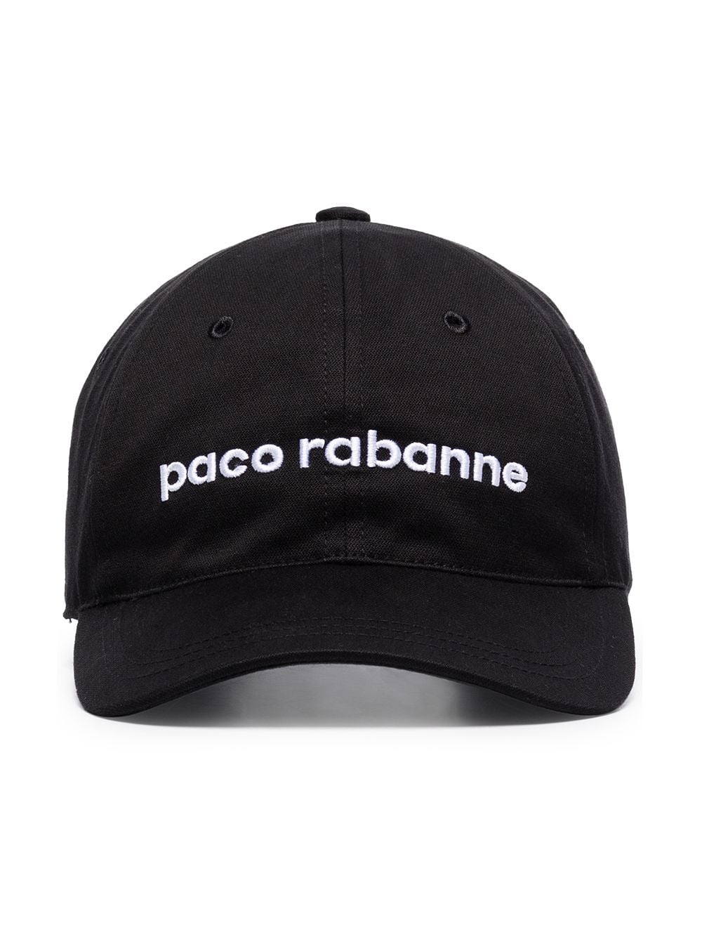 Rabanne logo baseball cap - Black von Rabanne