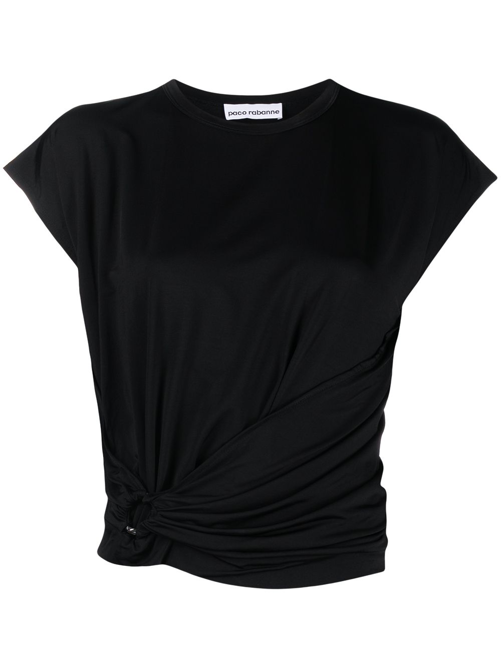 Rabanne side-wrap T-shirt - Black von Rabanne