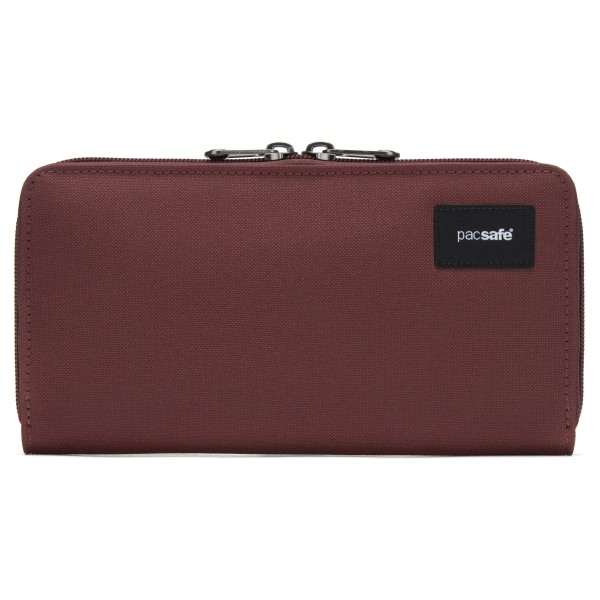 Pacsafe - RFIDsafe Continental Wallet - Portemonnaie Gr 20 x 10 x 2 cm rot von Pacsafe