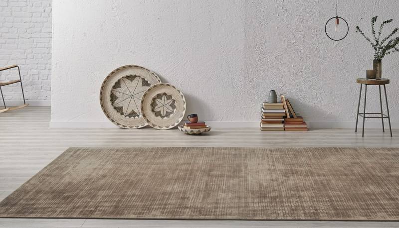 Padiro Teppich »Bridget 125«, rechteckig, 10 mm Höhe, Kurzflor, Hoch-Tief-Struktur mit Vintage Look von Padiro