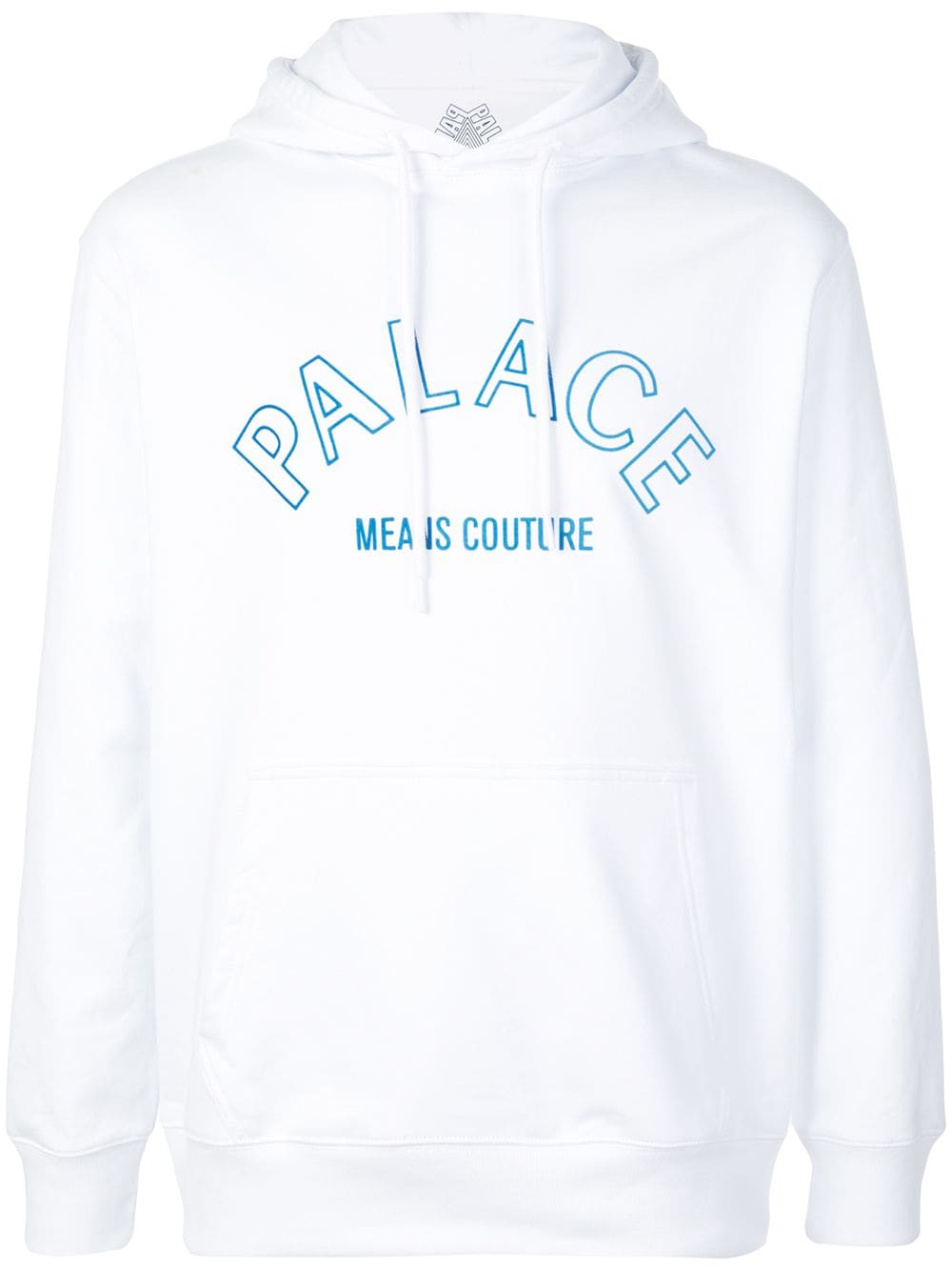 Palace Couture logo-print hoodie - White von Palace