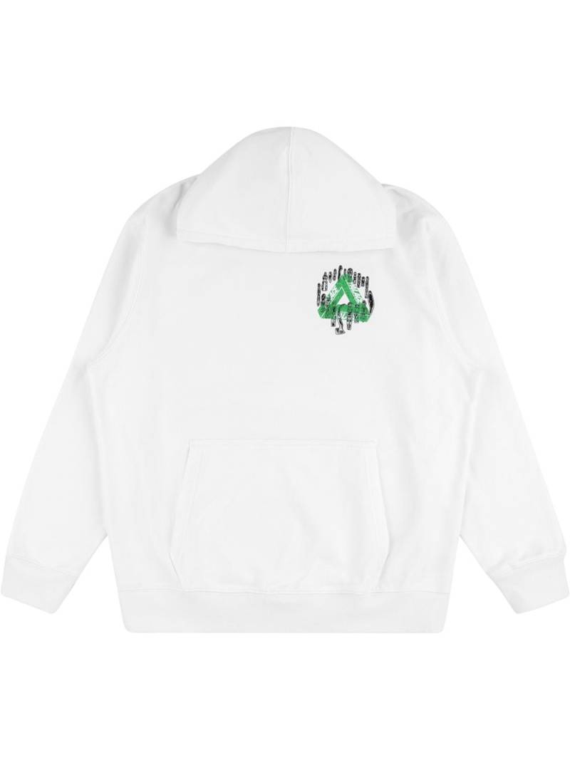 Palace Jheeze logo-print hoodie - White von Palace